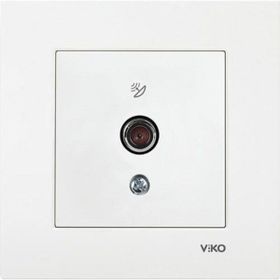 Viko Karre 12 Adet Beyaz F Kon. Sonlu Uydu Prizi