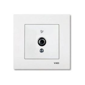 Viko Karre 12 Adet Beyaz F Kon. Sonlu Uydu Prizi