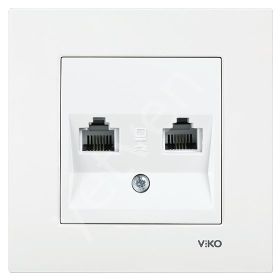 Viko Karre 2xRJ11 İkili Nümeris Telefon Prizi