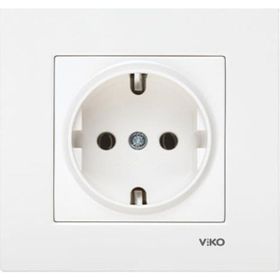 Viko Karre 55 C1 Mekanizma Beyaz Topraklı Priz