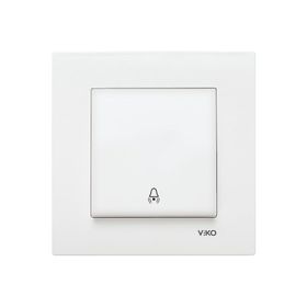 Viko Karre 90967006 Beyaz Çerçevesiz Zil Anahtarı