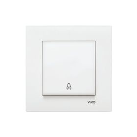 Viko Karre 90967006 Beyaz Çerçevesiz Zil Anahtarı