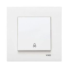 Viko Karre 90967006 Beyaz Çerçevesiz Zil Anahtarı