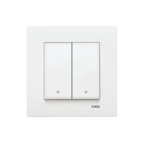Viko Karre 90967016 Beyaz Çerçevesiz Jaluzi Kumanda Anahtarı