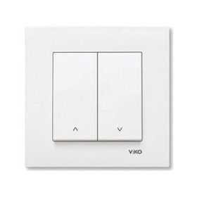 Viko Karre 90967016 Beyaz Çerçevesiz Jaluzi Kumanda Anahtarı