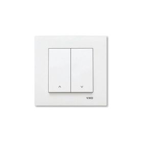 Viko Karre 90967016 Beyaz Çerçevesiz Jaluzi Kumanda Anahtarı