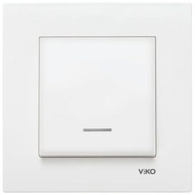 Viko Karre 90967019 Beyaz Işıklı Çerçevesiz Anahtar