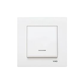 Viko Karre 90967019 Beyaz Işıklı Çerçevesiz Anahtar