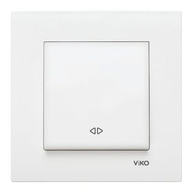 Viko Karre 90967031 Beyaz Çerçevesiz Permütatör Ara Vavien