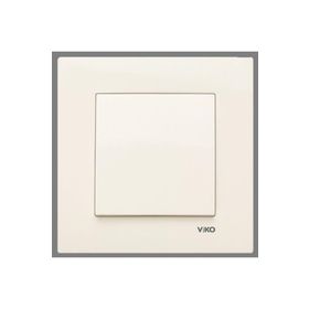 Viko Karre 90967201 Krem Çerçevesiz Tekli Anahtar
