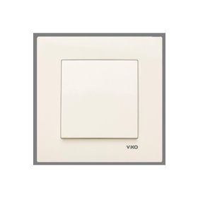 Viko Karre 90967201 Krem Çerçevesiz Tekli Anahtar