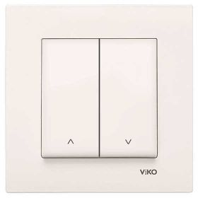 Viko Karre 90967216 Krem Çerçevesiz Jaluzi Kumanda Anahtarı