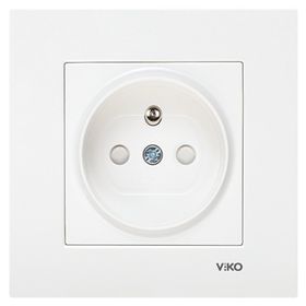 Viko Karre 90967245 Krem Çerçevesiz Ç.K. UPS Topraklı Priz