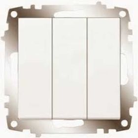 Viko Karre 90967268 Krem Çerçevesiz Üçlü Anahtar