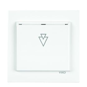 Viko Karre Beyaz Gecikmeli Enerji Saver 230 V Çerçeveli Priz
