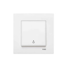Viko Karre Çerçeve Dahil Beyaz Light Anahtar