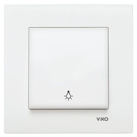 Viko Karre Çerçeve Dahil Beyaz Light Anahtar