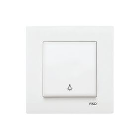 Viko Karre Çerçevesiz Beyaz Light Anahtarı
