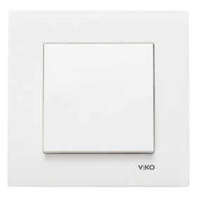Viko Karre Çerçevesiz Beyaz Light Anahtarı