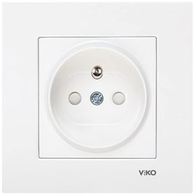 Viko Karre Kapaklı UPS Çocuk Korumalı Beyaz Topraklı Priz