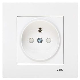 Viko Karre Kapaklı UPS Çocuk Korumalı Beyaz Topraklı Priz
