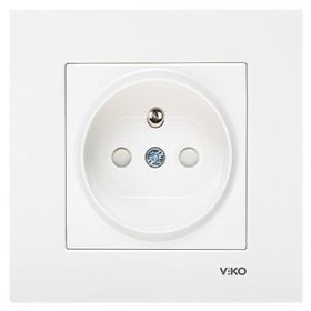 Viko Karre Kapaklı UPS Çocuk Korumalı Beyaz Topraklı Priz