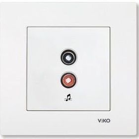 Viko Karre Krem Müzik Yayın Hoparlör Prizi