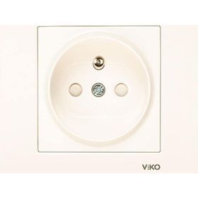 Viko Karre Krem UPS Çocuk Korumalı Çerçeveli Priz