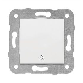 Viko Karre Meridian Beyaz Çerçevesiz Light Anahtarı