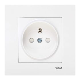 Viko Karre-Meridian Beyaz Çocuk Korumalı Ups Priz