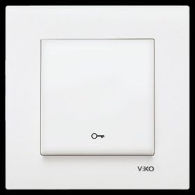 Viko Karre Meridian Beyaz Kapı Otomatiği Çerçeve Hariç Mekanizma