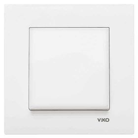 Viko Karre Meridian Beyaz Müzik Yayın Anahtarı Çerçeve Hariç Mekanizma