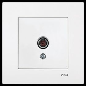 Viko Karre Meridian Beyaz Tv Dirençsiz Çerçeve Hariç Mekanizma