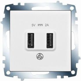 Viko Karre-Meridian Beyaz Usb Priz Mekanizma