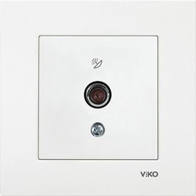 Viko Karre Meridian Beyaz Uydu Prizi F Kon-Sonlu Mekanizması