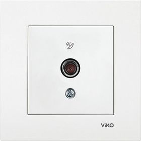 Viko Karre Meridian Beyaz Uydu Prizi F Kon-Sonlu Mekanizması