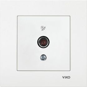 Viko Karre Meridian Beyaz Uydu Prizi F Kon-Sonlu Mekanizması