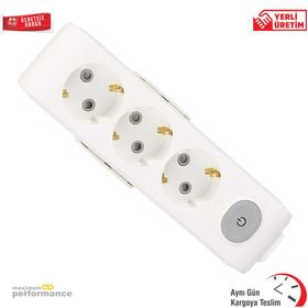 Viko Klemensli 3'lü Topraklı Priz