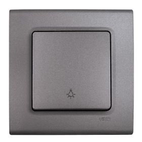 Viko Linnera Life Granit Grisi Light Yaylı Çerçeveli Anahtar