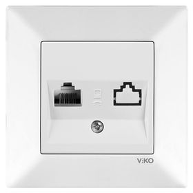 Viko Mekanizma 90967413 Meridian Karre Numeris Telefon Prizi