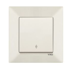 Viko Meridian Krem Vavien Çocuk Korumalı Priz