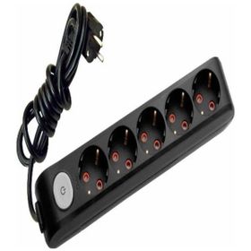 Viko Multi Led Siyah Anahtarlı Priz