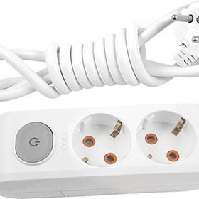 Viko Multi Let 2'li Anahtar Topraklı Kablo Çocuk Korumalı 1 mt Priz