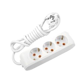 Viko Multi Let 3'lü Anahtar Topraklı Kablolu Çocuk Korumalı 1 mt Priz