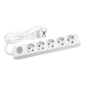 Viko Multi-let 3'lü Anahtarlı Topraklı Çocuk Korumalı 3 Metre Beyaz Grup Priz