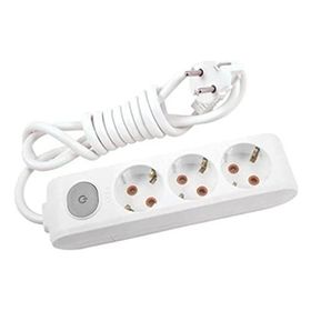 Viko Multi-Let 3'lü Anahtarlı Topraklı Çocuk Korumalı 3 Metre Priz