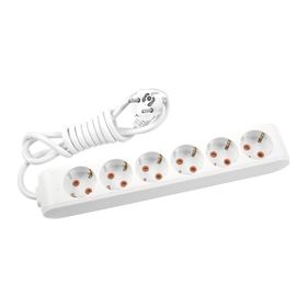 Viko Multi-let 3'lü Anahtarlı Topraklı Çocuk Korumalı 5 Metre Beyaz Grup Priz