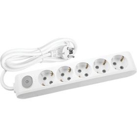 Viko Multi-let 3'lü Anahtarlı Topraklı Çocuk Korumalı 5 Metre Beyaz Grup Priz