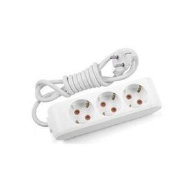 Viko Multi-let 3'lü Anahtarlı Topraklı Çocuk Korumalı 5 Metre Beyaz Grup Priz