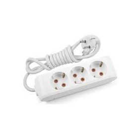 Viko Multi-let 3'lü Anahtarlı Topraklı Çocuk Korumalı 5 Metre Beyaz Grup Priz
